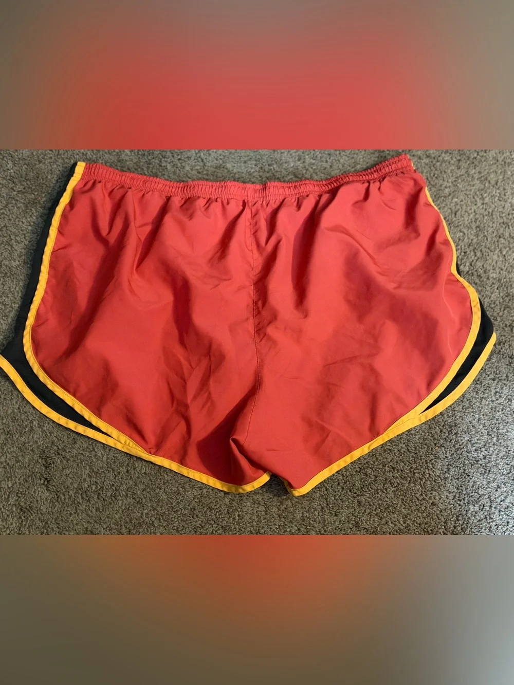 Ladies NIKE Dri-Fit Shorts in Pink/Black/Orange 🔥 Size XL